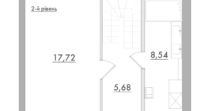 Дворівнева 79,6 м2